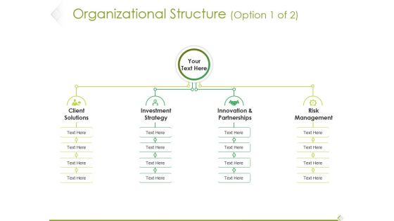 Organizational Structure Template 1 Ppt PowerPoint Presentation Infographics Files