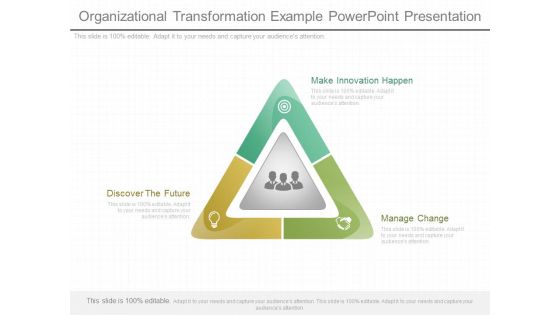 Organizational Transformation Example Powerpoint Presentation