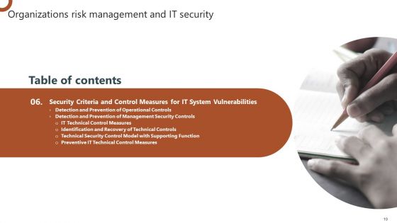 Organizations Risk Management And IT Security Ppt PowerPoint Presentation Complete With Slides