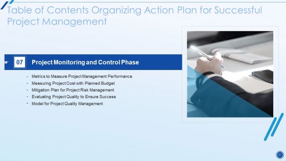 Organizing Action Plan For Successful Project Management Ppt PowerPoint Presentation Complete Deck With Slides