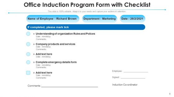 Orientation Programme Performance Development Ppt PowerPoint Presentation Complete Deck