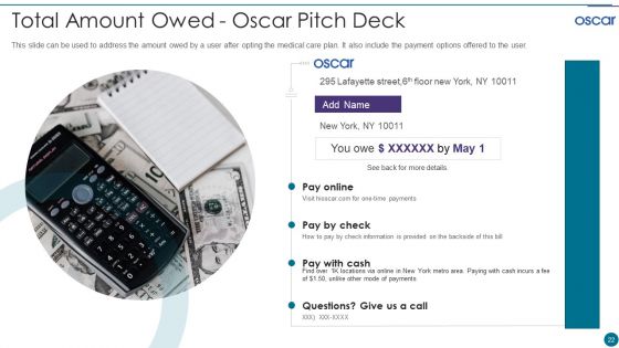 Oscar Capital Raising Pitch Deck Ppt PowerPoint Presentation Complete Deck With Slides
