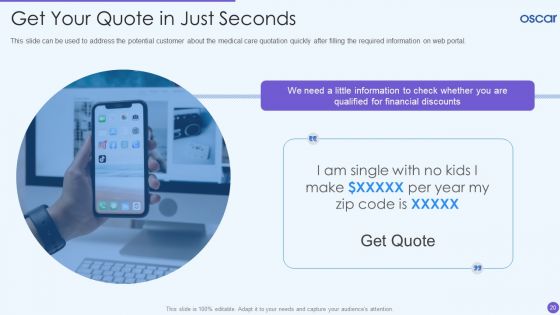 Oscar Healthcare Pitch Deck Ppt PowerPoint Presentation Complete Deck With Slides