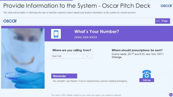 Oscar Healthcare Pitch Deck Ppt PowerPoint Presentation Complete Deck With Slides