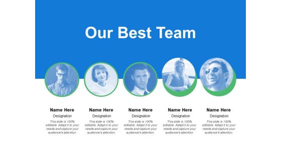 Our Best Team Introduction Ppt PowerPoint Presentation Ideas Images