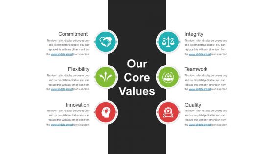 Our Core Values Template 1 Ppt PowerPoint Presentation Icon Portrait Our Core Values Template 1 Ppt PowerPoint Presentation Icon Portrait
