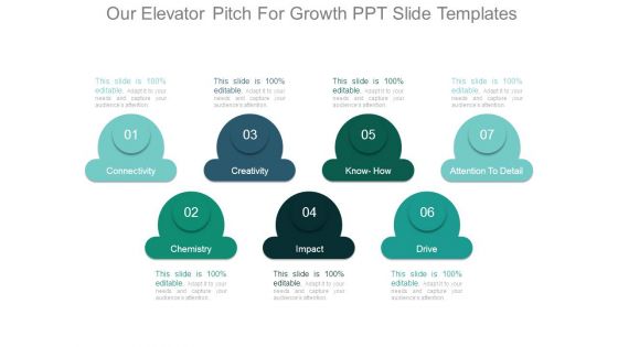 Our Elevator Pitch For Growth Ppt Slide Templates Our Elevator Pitch For Growth Ppt Slide Templates
