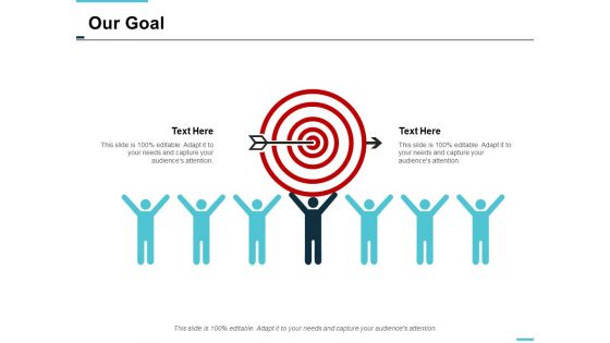 our goal arrow ppt powerpoint presentation icon smartart