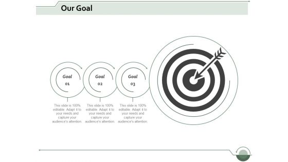 our goal arrow ppt powerpoint presentation slides display our goal arrow ppt powerpoint presentation slides display