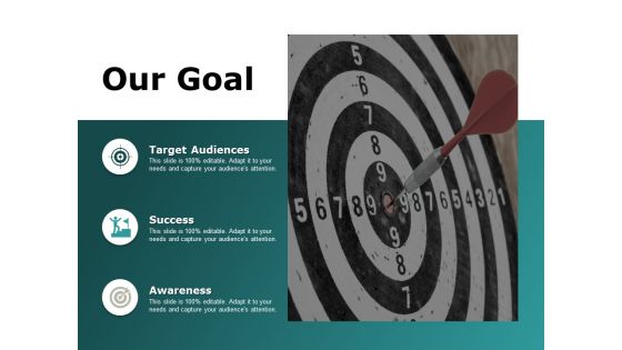 our goal target audiences ppt powerpoint presentation ideas information