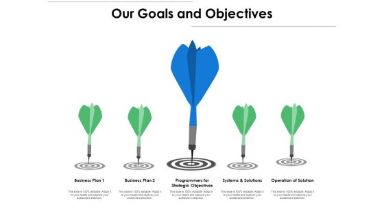 Our Goals And Objectives Ppt PowerPoint Presentation Icon Example Introduction