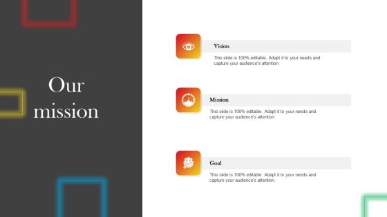 Our Mission Data Driven Promotional Guide To Increase Return On Investment Rules PDF