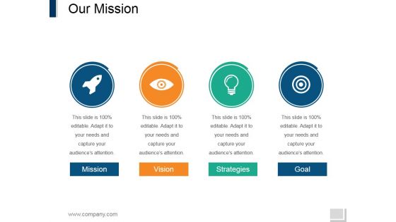 Our Mission Ppt PowerPoint Presentation Icon Portrait