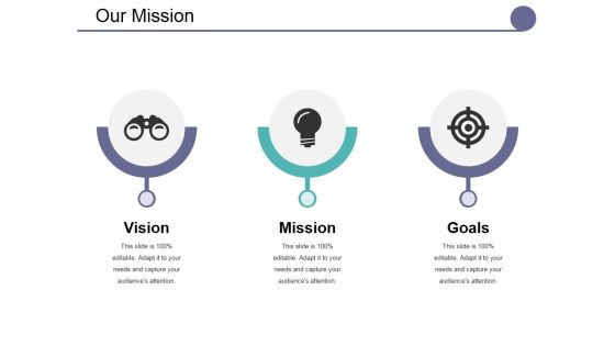 Our Mission Ppt PowerPoint Presentation Pictures Themes