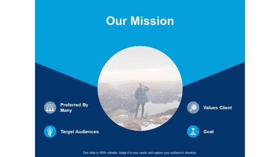 Our Mission Target Audiences Ppt PowerPoint Presentation Portfolio Objects