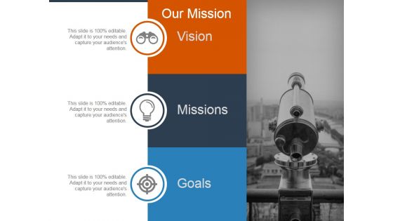 Our Mission Template 1 Ppt PowerPoint Presentation Infographics Templates