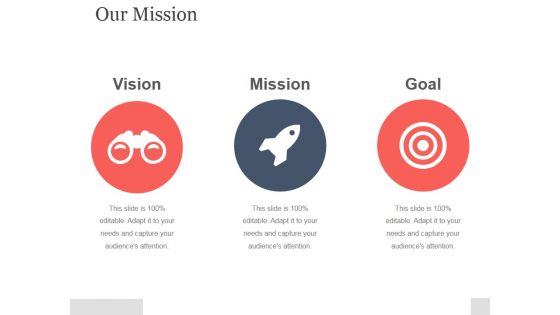 Our Mission Template 1 Ppt PowerPoint Presentation Sample