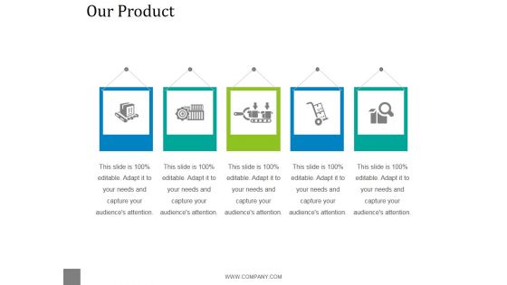 Our Product Template 2 Ppt PowerPoint Presentation Templates