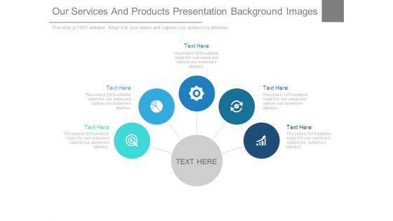 Our Services And Products Presentation Background Images