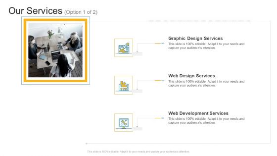 Our Services Design Company Profile Ppt Inspiration Graphics Tutorials PDF