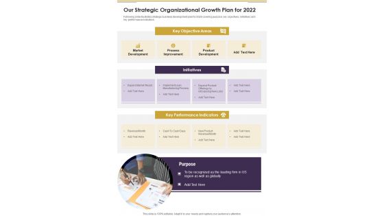 Our Strategic Organizational Growth Plan For 2022 One Pager Documents Our Strategic Organizational Growth Plan For 2022 One Pager Documents