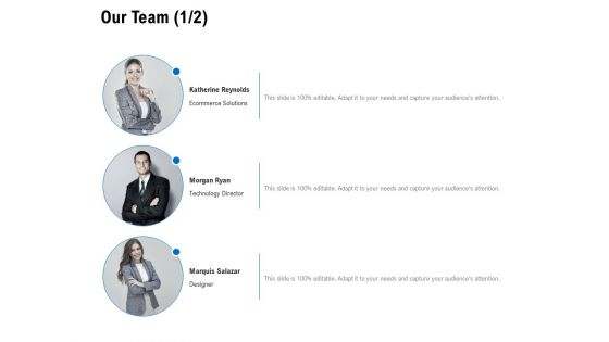 Our Team Designation Ppt PowerPoint Presentation Gallery
