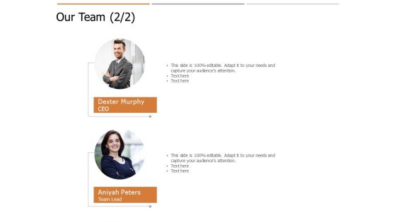 Our Team Lead Ppt PowerPoint Presentation Infographic Template Graphics Template