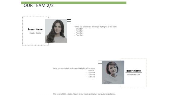 Our Team Management Ppt PowerPoint Presentation Pictures Infographics