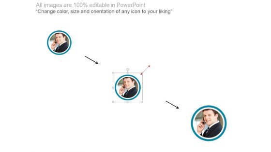 Our Team Of Three Members Powerpoint Slides