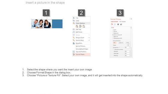 Our Team Of Three Persons Powerpoint Slides