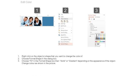 Our Team Of Three Persons Powerpoint Slides