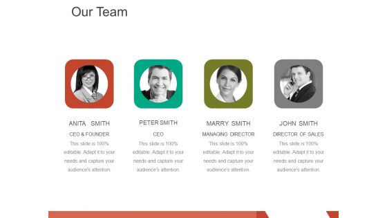 Our Team Ppt PowerPoint Presentation Icon Display