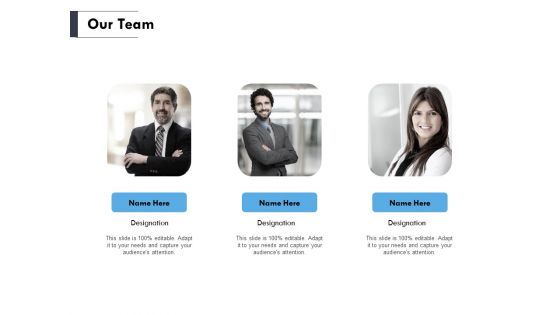 Our Team Ppt PowerPoint Presentation Ideas Pictures