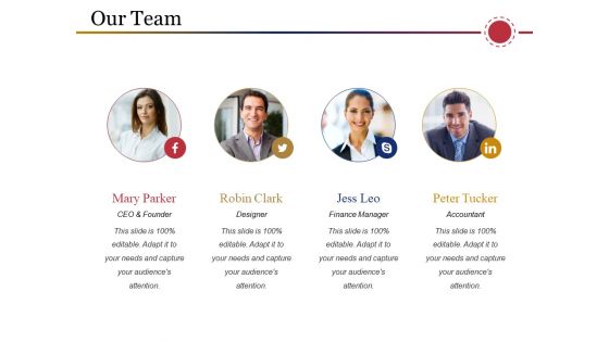 Our Team Ppt PowerPoint Presentation Inspiration Good