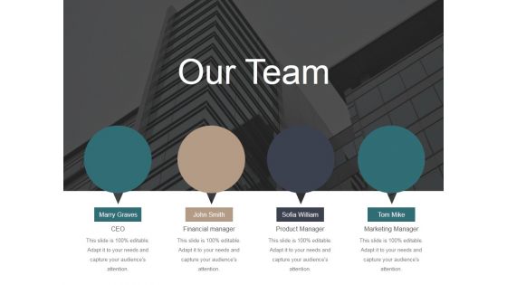 Our Team Ppt PowerPoint Presentation Layouts Smartart