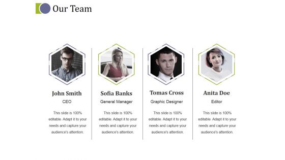 Our Team Ppt PowerPoint Presentation Model Inspiration