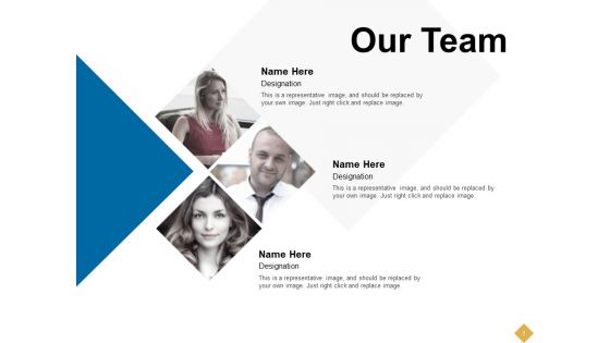 Our Team Ppt PowerPoint Presentation Pictures Design Inspiration