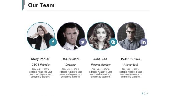Our Team Ppt PowerPoint Presentation Pictures Shapes