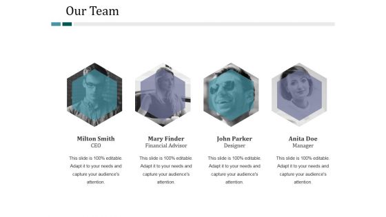 Our Team Ppt PowerPoint Presentation Show Microsoft