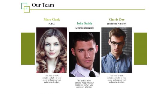 Our Team Ppt PowerPoint Presentation Summary Brochure Our Team Ppt PowerPoint Presentation Summary Brochure
