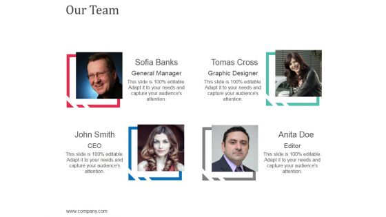 Our Team Ppt Powerpoint Presentation Summary Visuals