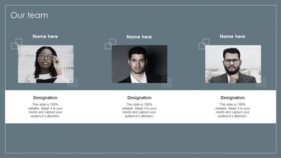 Our Team Retail Business Growth Marketing Techniques Mockup PDF Our Team Retail Business Growth Marketing Techniques Mockup PDF