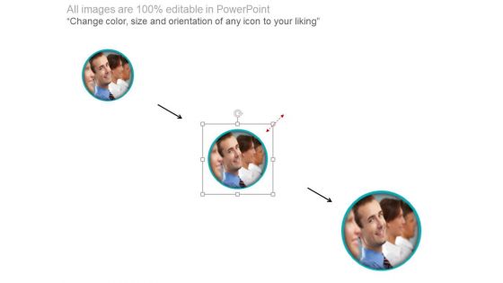 Our Team Slide With Photos Powerpoint Slides
