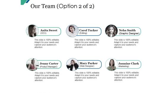 Our Team Template 1 Ppt PowerPoint Presentation Layouts Information