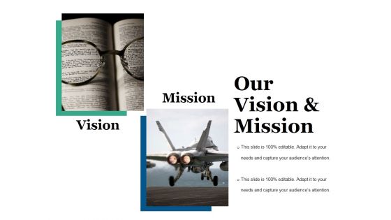 Our Vision And Mission Ppt PowerPoint Presentation Portfolio Example Topics
