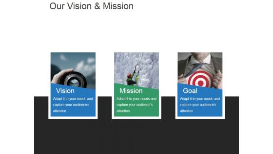 Our Vision And Mission Ppt PowerPoint Presentation Shapes