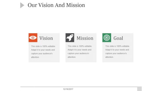 Our Vision And Mission Ppt PowerPoint Presentation Show