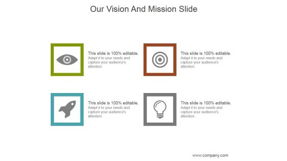 Our Vision And Mission Slide Ppt PowerPoint Presentation Introduction