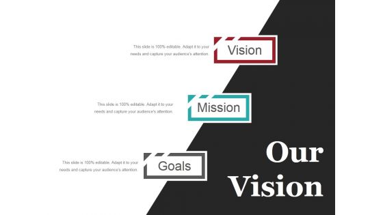 Our Vision Ppt PowerPoint Presentation Outline Clipart