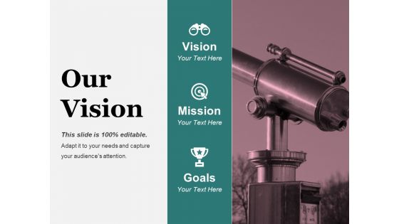 Our Vision Ppt PowerPoint Presentation Slides Designs